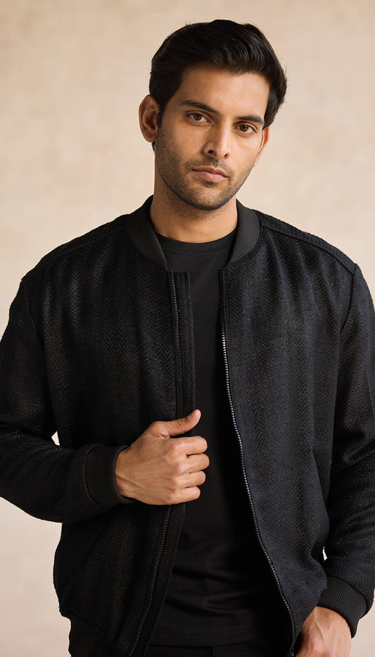 The Chevron Bomber Jacket