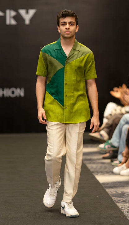 Verdant Geometry Shirt