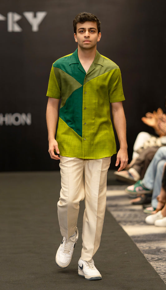 Verdant Geometry Shirt
