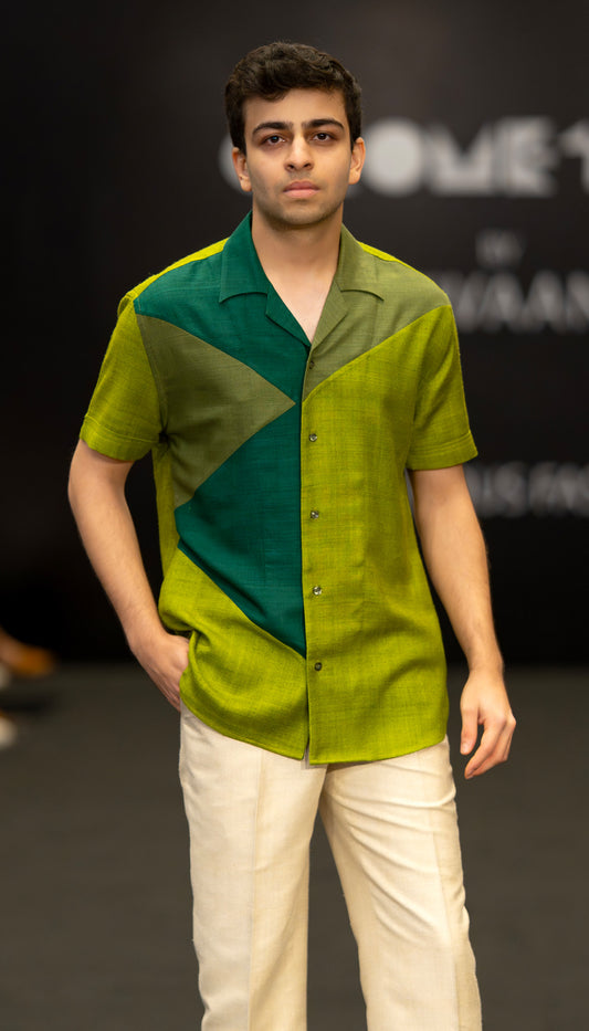 Verdant Geometry Shirt
