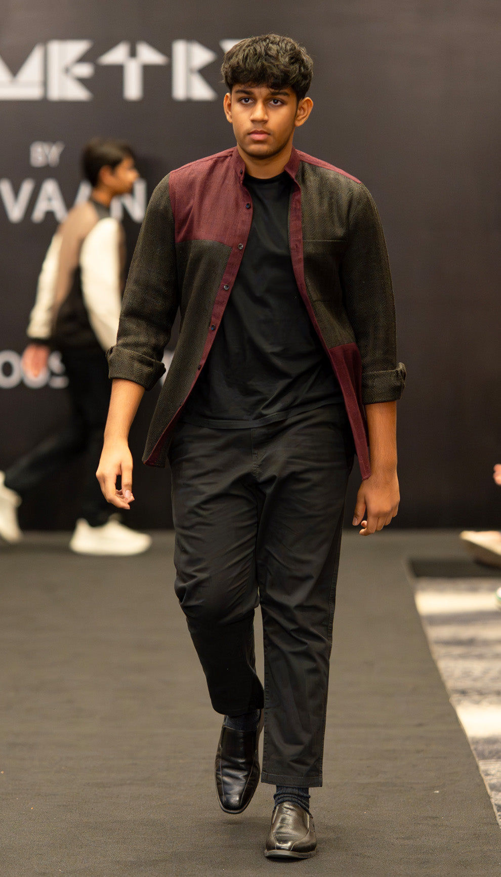 Dual-Tone Handloom Fusion Shirt