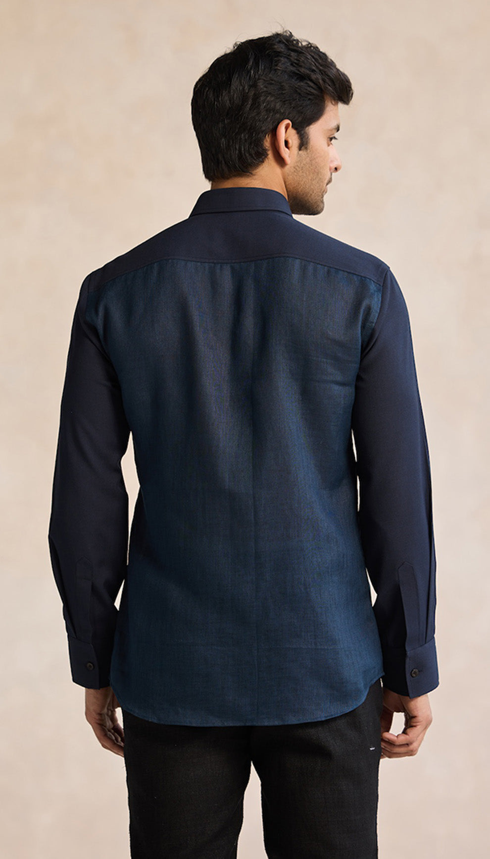 Midnight Dual-Tone Formal Shirt