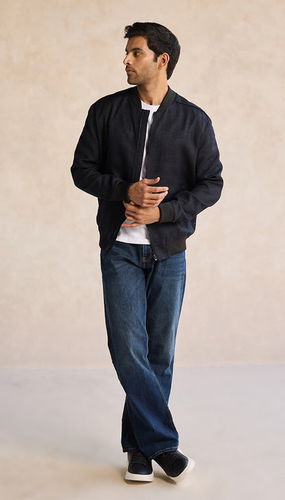 A Deep Origin Bomber Jacket