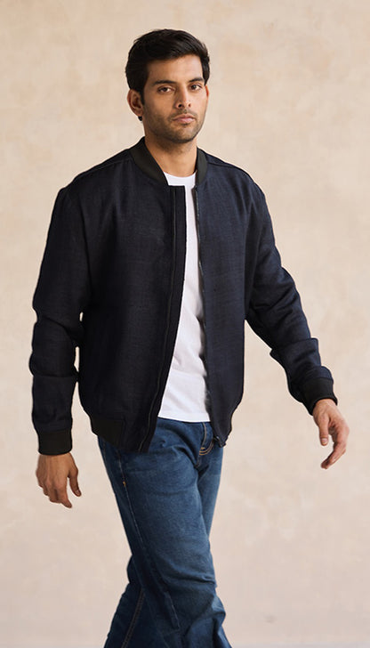 A Deep Origin Bomber Jacket