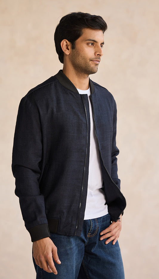 A Deep Origin Bomber Jacket