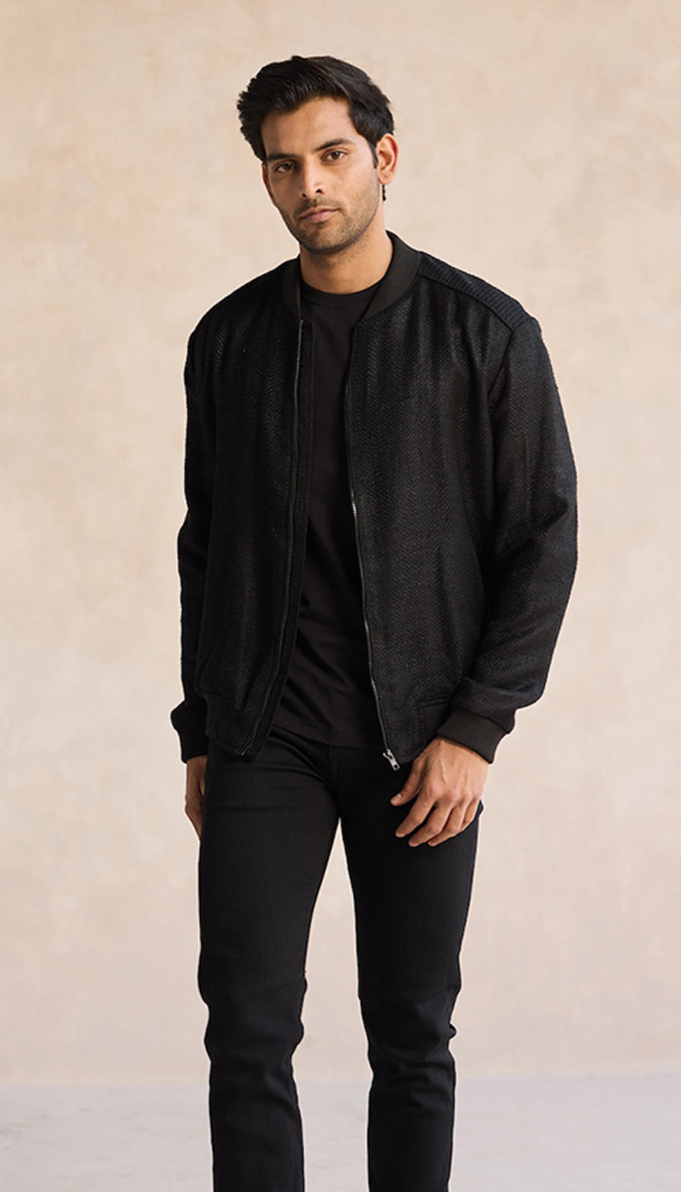 The Chevron Bomber Jacket