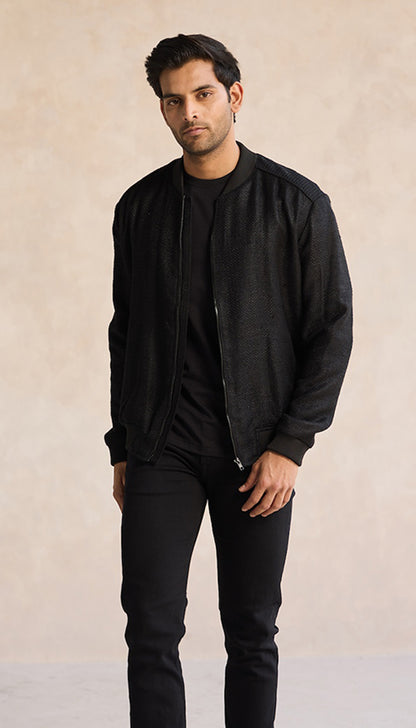 The Chevron Bomber Jacket