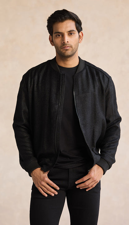 The Chevron Bomber Jacket